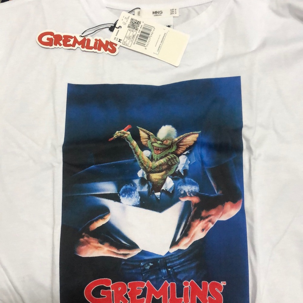 NWT Mango Gremlins cotton t-shirt - Picture 5 of 6